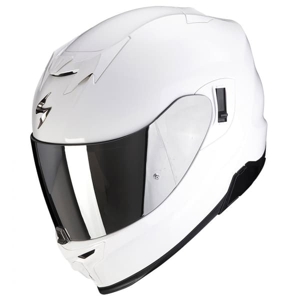 Scorpion Exo-520 Evo Air Solid Fullface-hjelm Hvid M