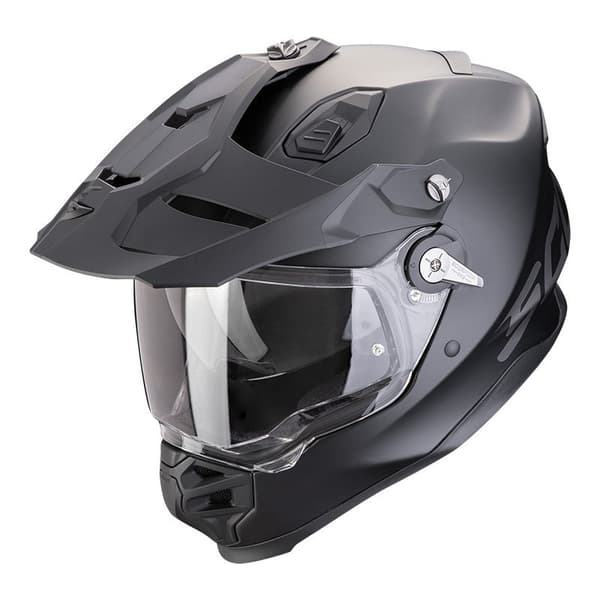 Scorpion Adf-9000 Air Solid Fullface-hjälm Svart M