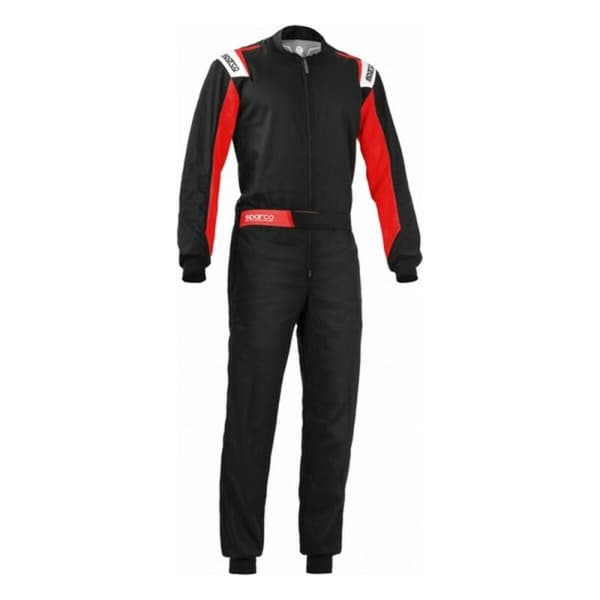Karting-overall Sparco Rookie Svart/Röd (Storlek M)
