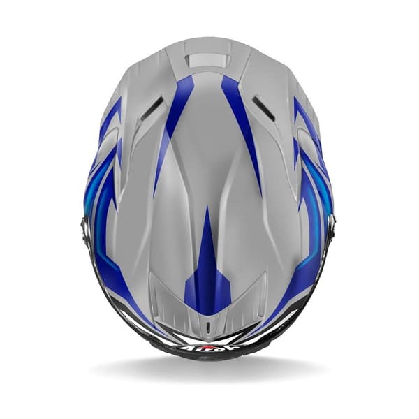 Airoh Gp550 S Wander Fullface-hjelm Blå,Grå XL