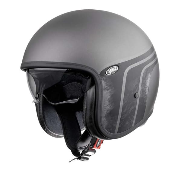 Premier Helmets 23 Vintage Btr 17 Bm 22.06 öppen Hjälm Svart,Grå XL