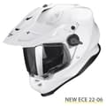 Miniatyrbild 2 av 2: Scorpion Adf-9000 Air Solid Fullface-hjälm Vit XL