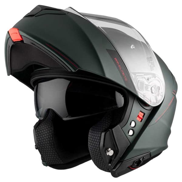 Mt Helmets Genesis Sv Modulær Hjelm Sort XS