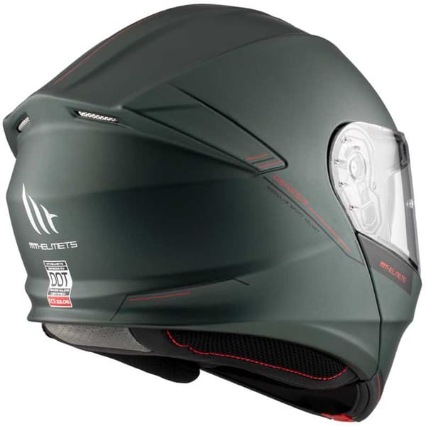Mt Helmets Genesis Sv Modulær Hjelm Sort XS