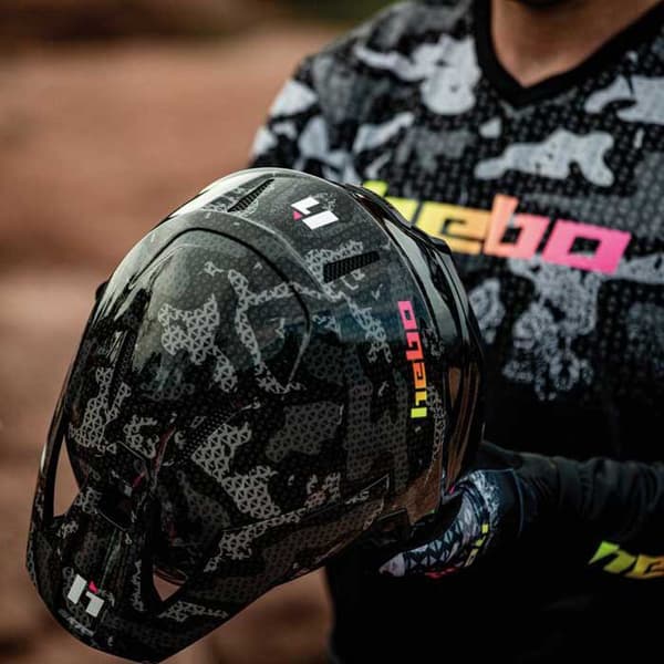Hebo Zone Pro Kamu öppen Hjälm Svart 2XL