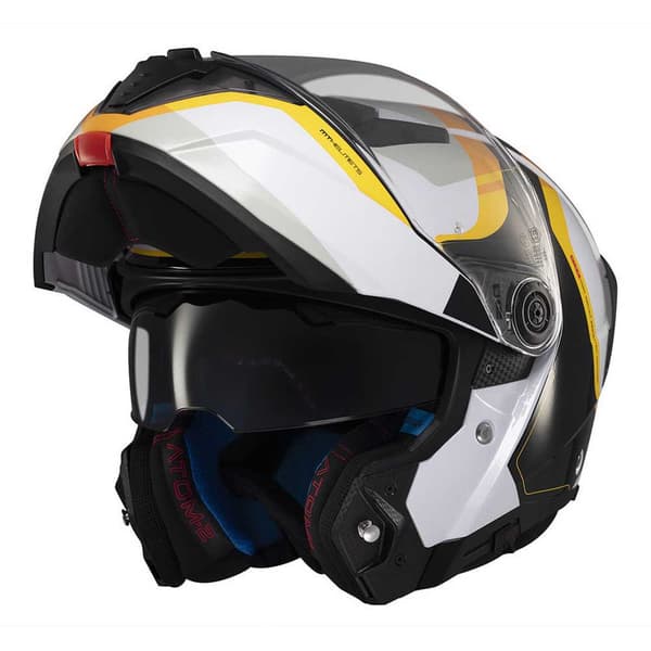 Mt Helmets Atom Ii Sv Emalla Modulär Hjälm Flerfärgad S