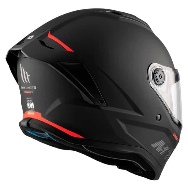 Mt Helmets Stinger Ii Solid Fullface-hjälm Svart S