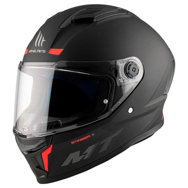Mt Helmets Stinger Ii Solid Fullface-hjälm Svart S