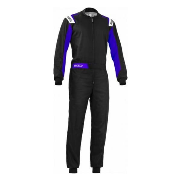 Racing-overall Sparco Rookie Svart/Blå - XXL