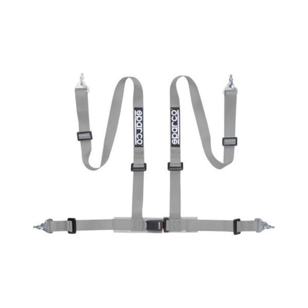 Harness with 4 fastening points Sparco Lap Rein - Röd