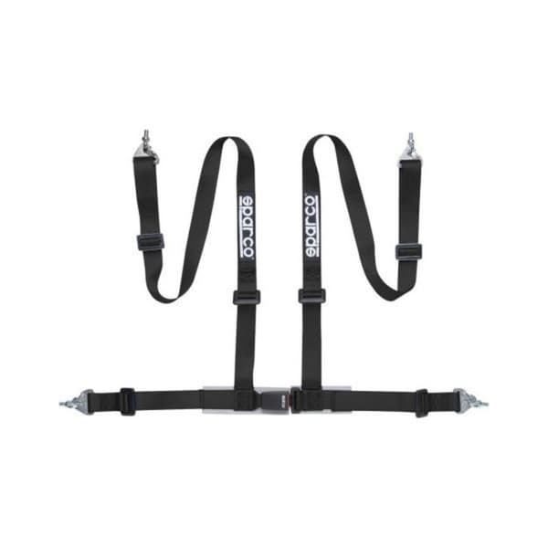 Harness with 4 fastening points Sparco Lap Rein - Röd