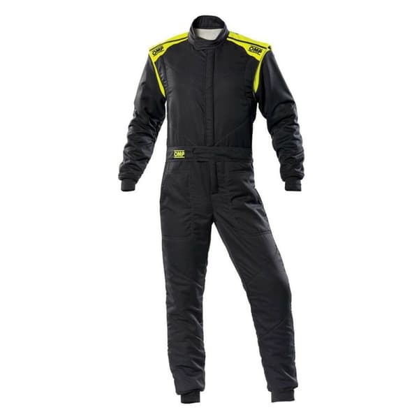 Racer jumpsuit OMP FIRST-S Sort/Gul 44