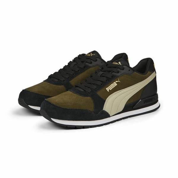 Löparskor, Vuxna Puma ST Runner v3 SD Svart Oliv Män - 41