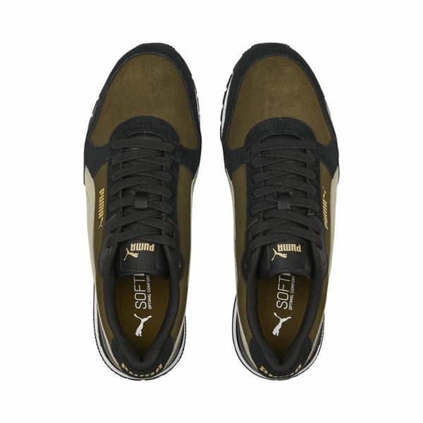 Löparskor, Vuxna Puma ST Runner v3 SD Svart Oliv Män - 41