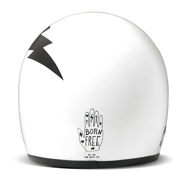 Dmd Racer Fullface-hjälm Vit 2XL