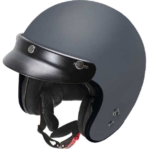 Garibaldi G02x Fiberglass åben Hjelm Grå M