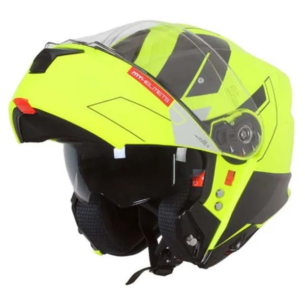 Mt Helmets Fu835sv Genesis Sv Talo Modulär Hjälm Gul S