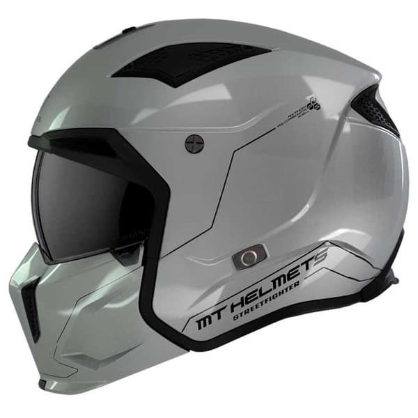 Mt Helmets Streetfighter Sv S Solid Käännettävä Kypärä Harmaa XL