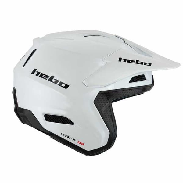 Hebo Zone Pro Monocolor åben Hjelm Hvid S