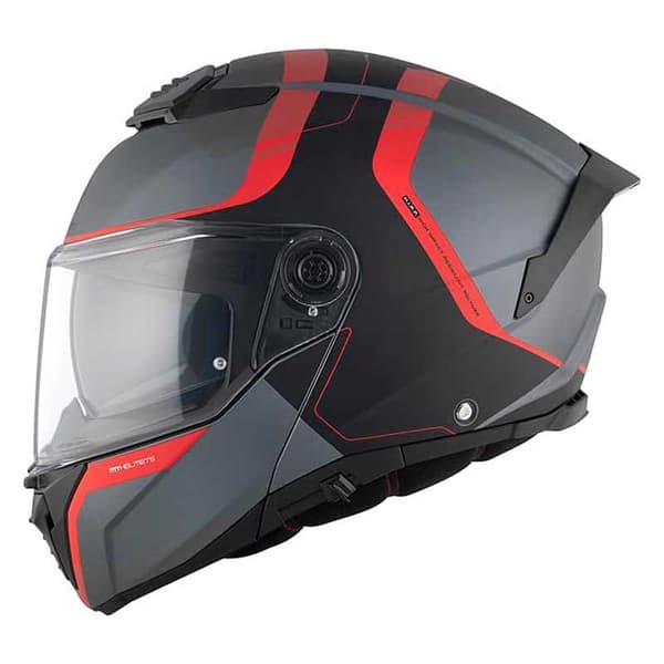 Mt Helmets Atom Ii Sv Emalla Modulær Hjelm Sort XS