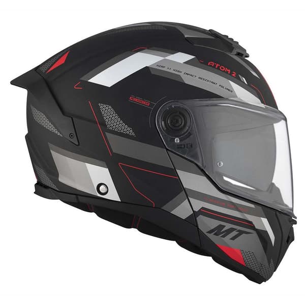 Mt Helmets Atom 2 Sv Bast Modulär Hjälm S