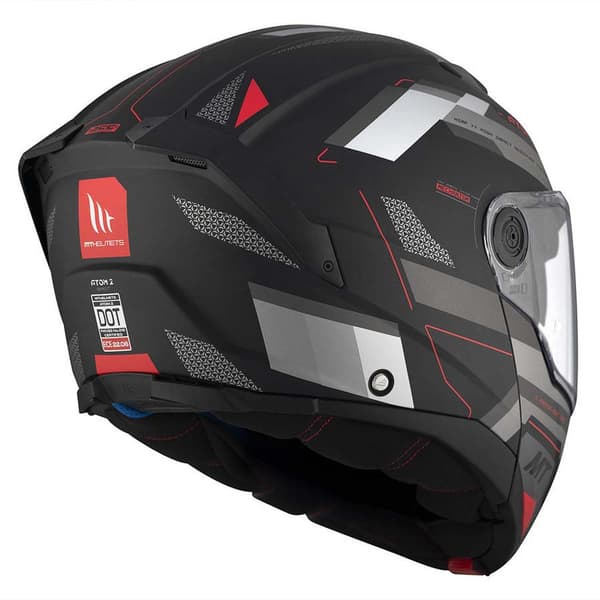 Mt Helmets Atom 2 Sv Bast Modulär Hjälm S