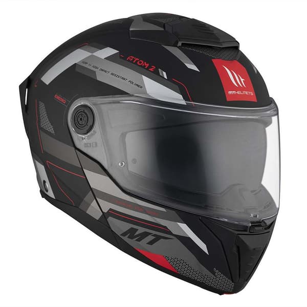 Mt Helmets Atom 2 Sv Bast Modulär Hjälm S