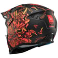 Pikkukuva 4 / 9: Mt Helmets Streetfighter Sv Hellish Modulaarinen Kypärä Oranssi,Musta L