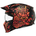 Pikkukuva 5 / 9: Mt Helmets Streetfighter Sv Hellish Modulaarinen Kypärä Oranssi,Musta L