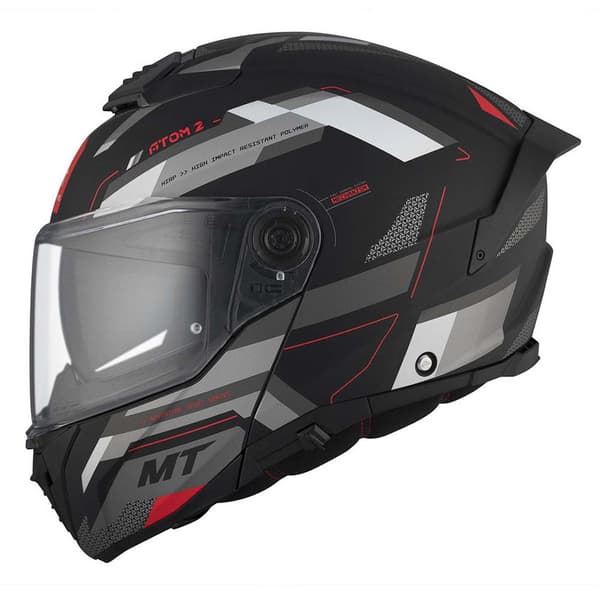 Mt Helmets Atom 2 Sv Bast Modulär Hjälm 2XL