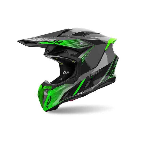 Airoh Twist Iii Shard Off-road Kypärä Vihreä S