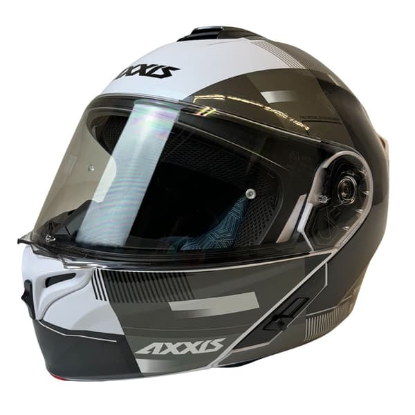Axxis Storm S Sv Grip Modulær Hjelm Sort M