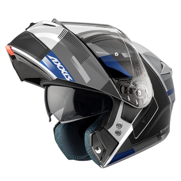 Axxis Storm S Sv Grip Modulär Hjälm Svart M