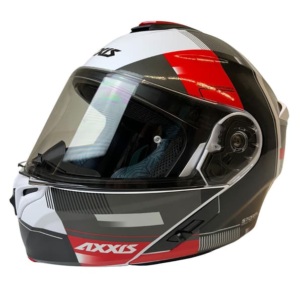 Axxis Storm S Sv Grip Modulær Hjelm Flerfarvet XL