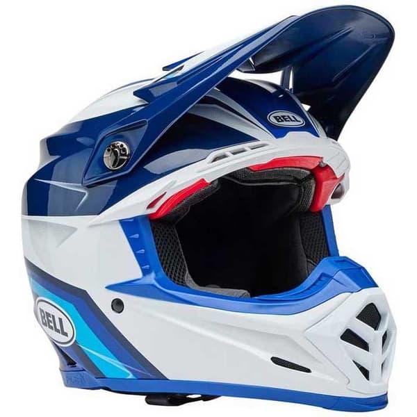 Bell Moto 9s Flex Merchant Offroadhjelm Blå L