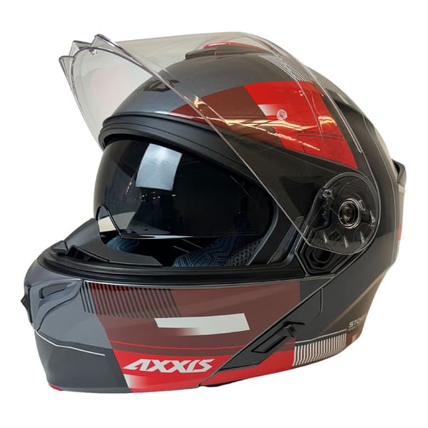 Axxis Storm S Sv Grip Modulær Hjelm Brun XL