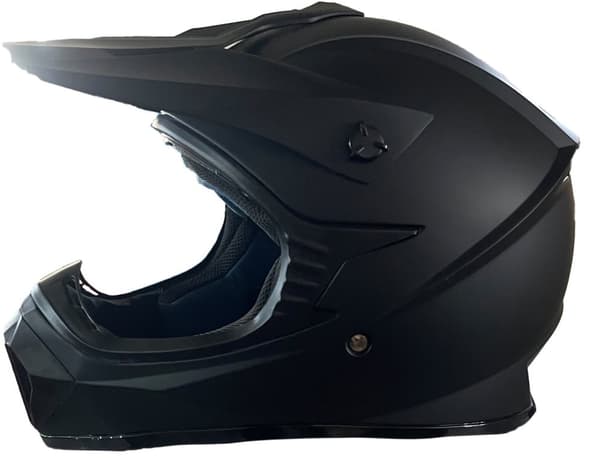 Crosser Hjälm Matt svart Stl. XL