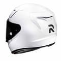 Miniatyrbillede 2 af 4: Hjc Rpha 12 Solid Fullface-hjelm Hvid XS
