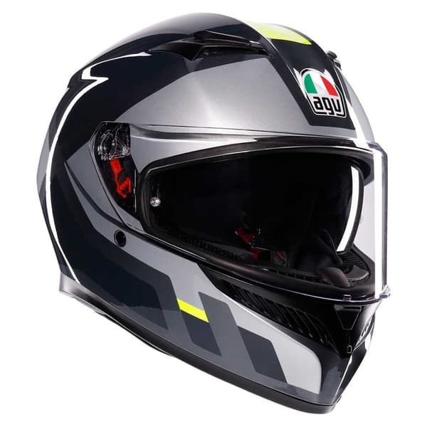 Agv K3 Fullface-hjelm Grå XS