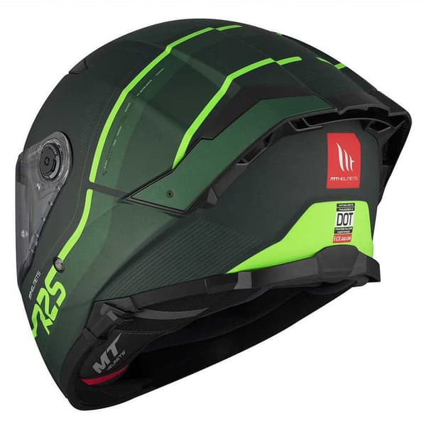 Mt Helmets Thunder 4 Sv R25 Fullface-hjälm Grönt S