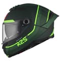 Miniatyrbild 7 av 9: Mt Helmets Thunder 4 Sv R25 Fullface-hjälm Grönt S