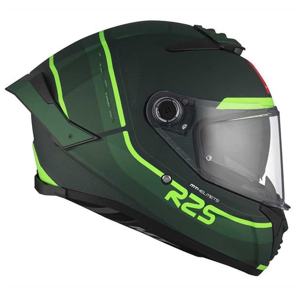 Mt Helmets Thunder 4 Sv R25 Fullface-hjälm Grönt S