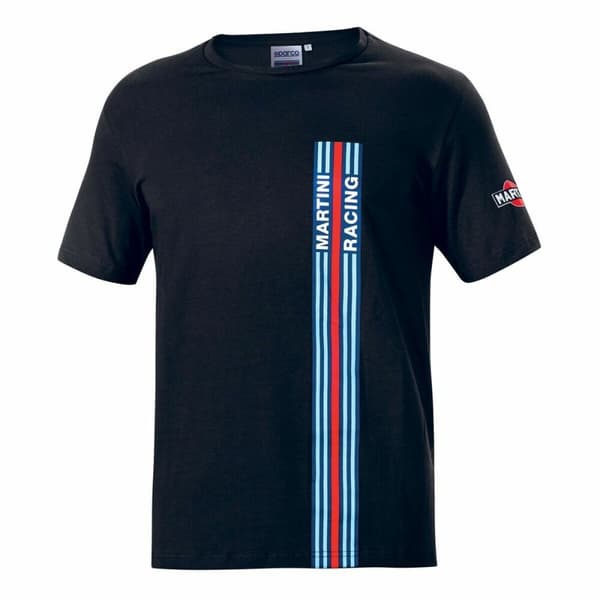 Miesten T-paita Sparco Martini Racing Musta