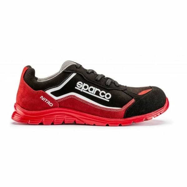 Badetøffel Sparco Nitro S3 ESD Sort/Rød Størrelse 48