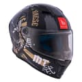 Miniatyrbild 3 av 9: Mt Helmets Stinger 2 Krt Fullface-hjälm Svart S