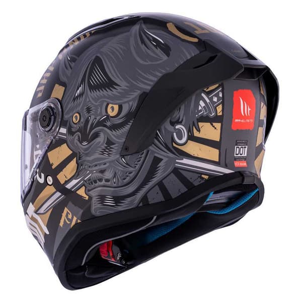 Mt Helmets Stinger 2 Krt Fullface-hjälm Svart S