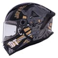 Miniatyrbild 5 av 9: Mt Helmets Stinger 2 Krt Fullface-hjälm Svart S