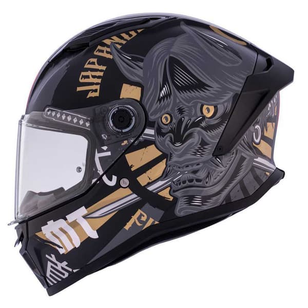 Mt Helmets Stinger 2 Krt Fullface-hjälm Svart S