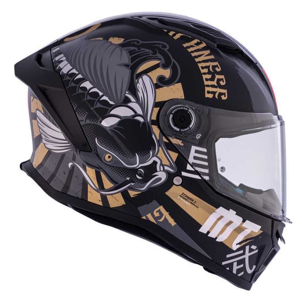 Mt Helmets Stinger 2 Krt Fullface-hjälm Svart S