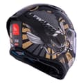 Miniatyrbild 2 av 9: Mt Helmets Stinger 2 Krt Fullface-hjälm Svart S